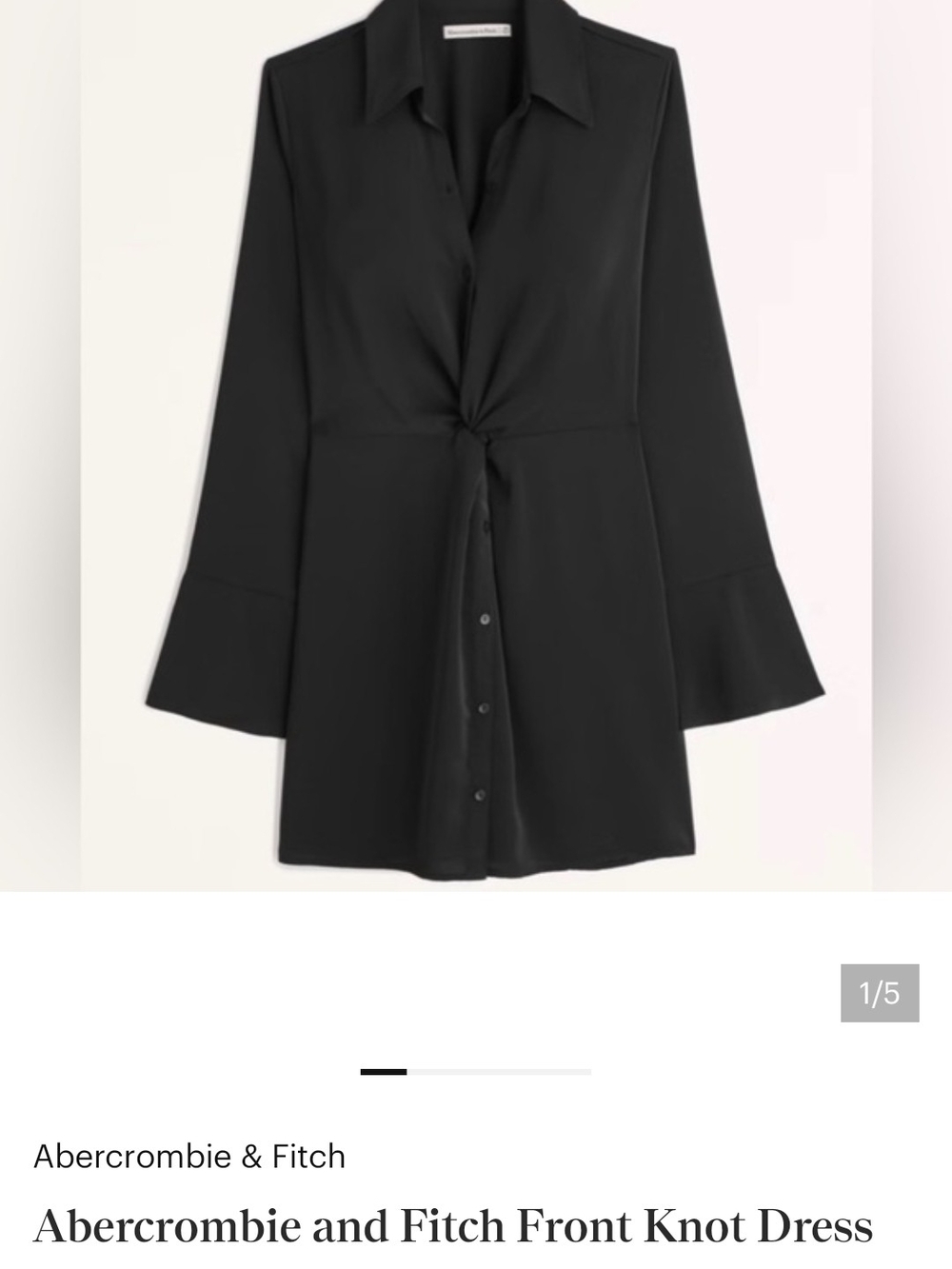 Sexy Front Knot Dress